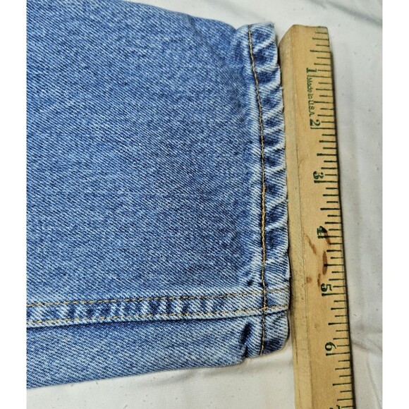 VTG 2002 Levi's 550 relaxed fit Jeans 6 Miss Long 25x32 tapered leg denim levis - Picture 8 of 11